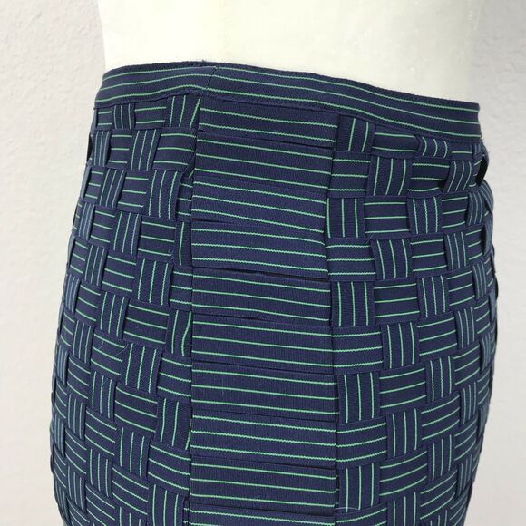 Band of Outsiders Spandex Bodycon Mini Skirt FLAW - Picture 7 of 11